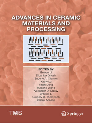 cover image of Advances in Ceramic Materials and Processing